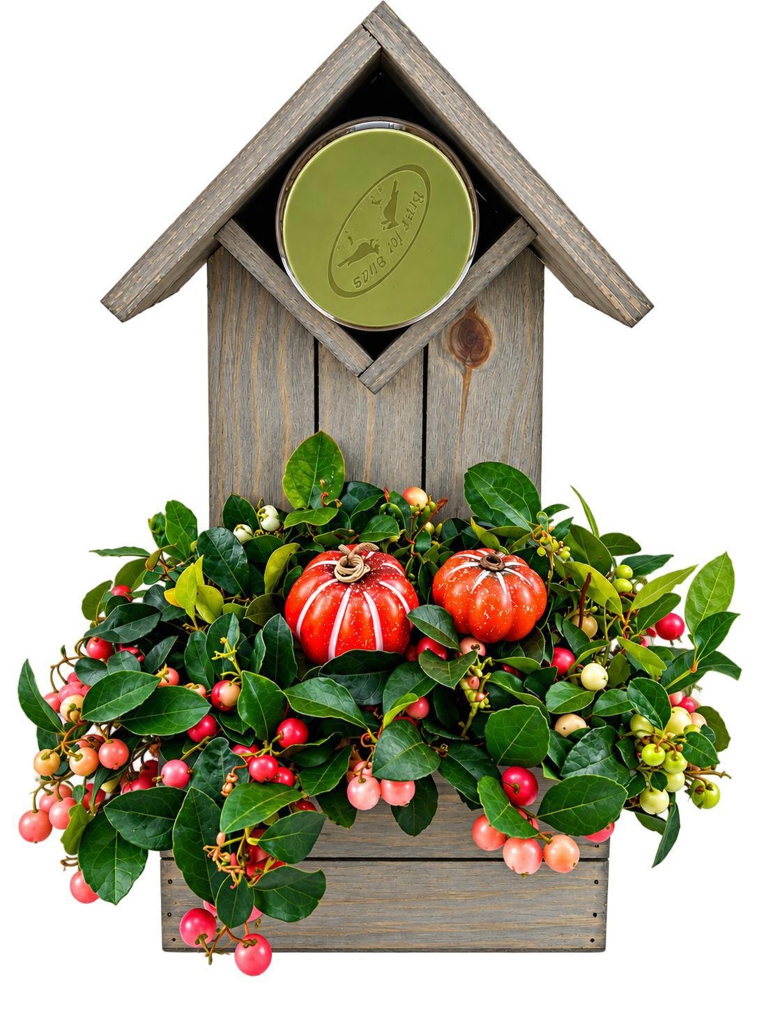 Gaultheria GL807P-9001 Gaultheria plantenbak pindakaasvoeder-Pompoen
