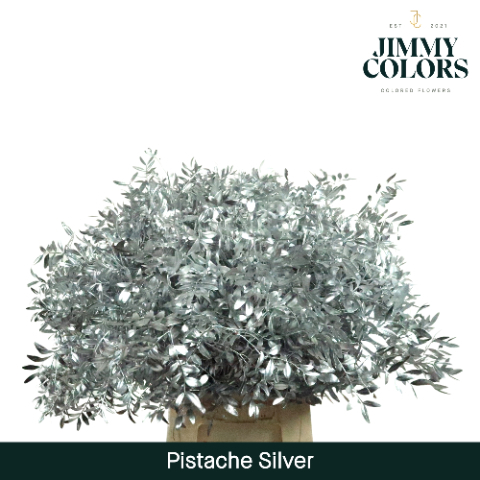 Pistache L50 Metallic Silver + Glitter