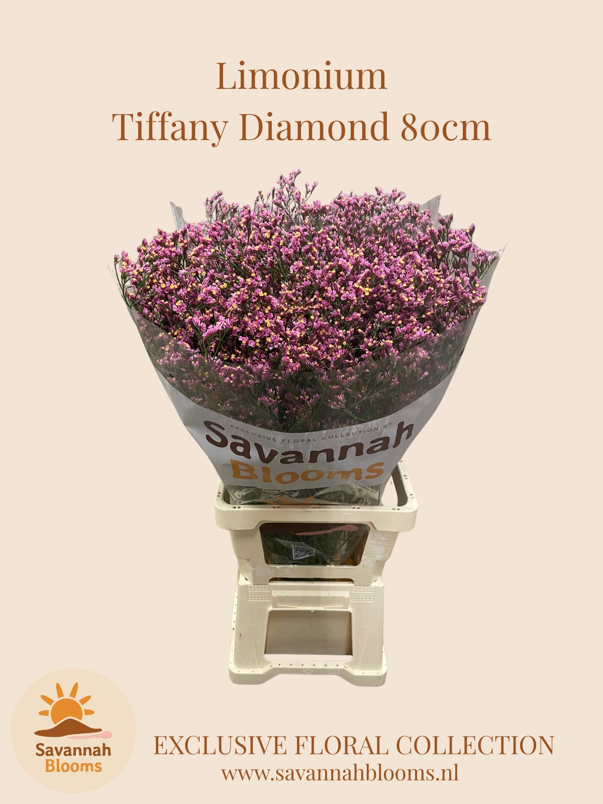 Limonium Sin Tiffany Diamond 80cm 40gram