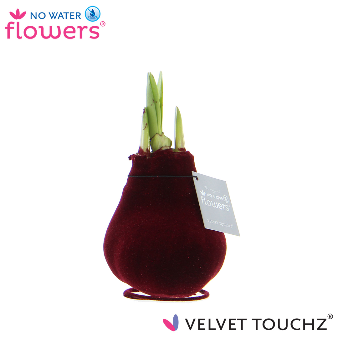 Picture of No Water Flowers Velvet Touchz® Bordeaux 15CM