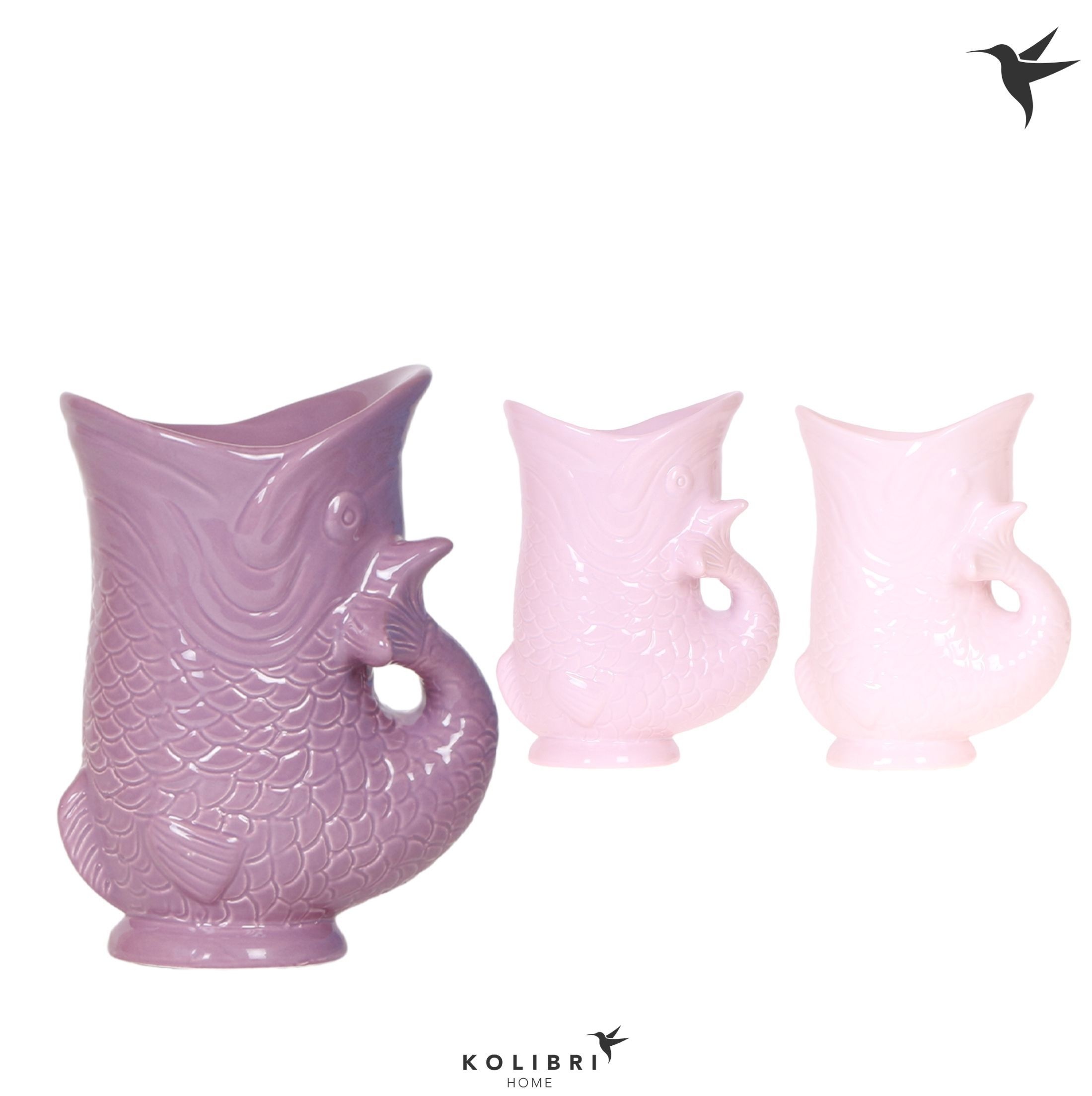 Kolibri Home Fish Pot Lila Mix
