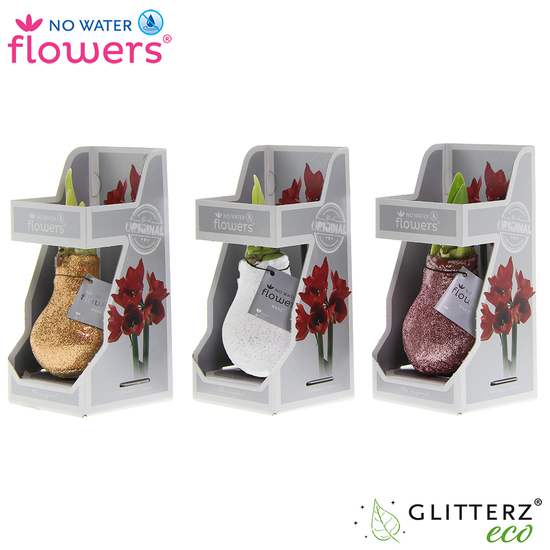 Picture of No Water Flowers Glitterz® Charm mix in Gift Box 15CM